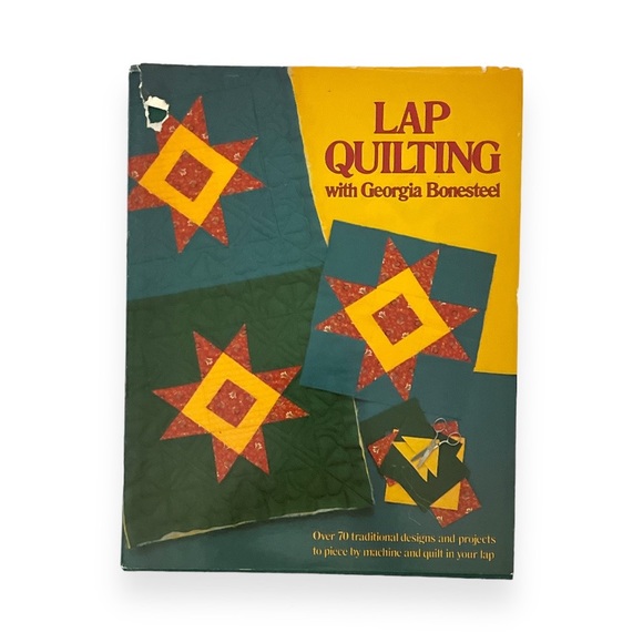 Scrap Patchwork Quilting Books Patterns Hardcover Vintage Lot of 3 Sewing Books - Picture 3 of 11